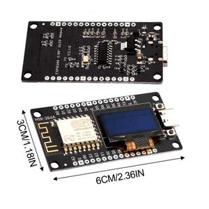 บอร์ดพัฒนา ESP8266 พร้อมชิป CH340G หน้าจอ OLED ขนาด 0.96 นิ้ว รองรับ NodeMCU พอร์ตเชื่อมต่อ USB Type-C โมดูล Wifi - Product Image 4