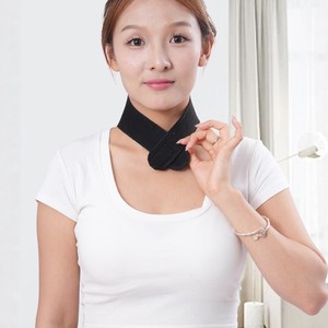 Collarín magnético con matriz de puntos, compresa térmica de turmalina autocalentable, collarín de protección para la columna cervical, unisex, para oficina - Product Image 1