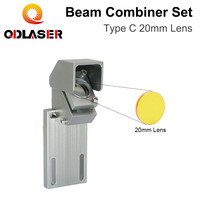 Nouvel arrivage : Ensemble de combinateurs de faisceaux |   Combinateur de faisceau laser ZnSe 20 mm + support + pointeur laser |   pour machine de gravure laser CO2