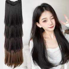 Pieza de WIKPIe con extensiones de cabello vietnamita de onda profunda en forma de U de repuesto, peluca teñida individual - Product Image 1