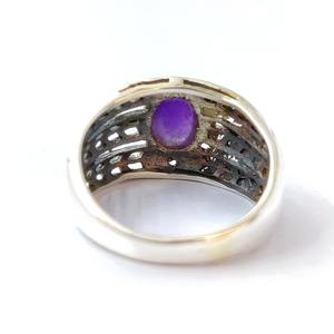 Anillo de Plata de Ley 925 con Amatista, Colección Hecha a Mano, Anillo de Amatista, Anillos Finos, Joyería de Plata, Precio al por Mayor - Product Image 2