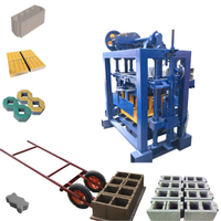 Nouvelle machine de fabrication de briques non cuites, pour blocs emboîtables en ciment et cendres volantes, avec formage par vibration, pour la production de briques colorées au Nigeria