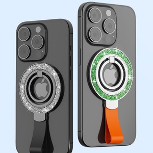 Supporto Magnetico Universale a Doppia Faccia per Telefono Cellulare, Anello di Presa per Auto, Compatibile con <span class=keywords><strong>iPhone</strong></span> 16 15 14 13 <span class=keywords><strong>12</strong></span> - Product Image 1