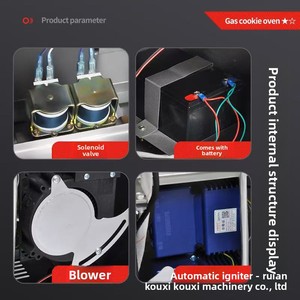 Gril électrique commercial à gaz pour crêpes, gaufres et pains vapeur, avec corps <span class=keywords><strong>en</strong></span> acier inoxydable et batterie intégrée - Product Image 2
