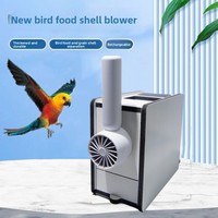 Clh CX72108 Boîte soufflante rectangulaire rechargeable pour graines et coques de graines d'oiseaux, séparateur haute efficacité, en bois massif épaissi et durable, pour alimentation des oiseaux