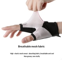 Gants de sport demi-doigts antidérapants souples pour hommes et femmes, idéaux pour la musculation, la gym, la cyclisme en extérieur et les activités sportives sans doigts