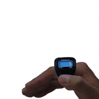 12 couleurs disponibles, Nouveauté 2024, Compteur de doigt électronique pour le commerce extérieur, Affichage numérique LCD 0-99999, Cinq chiffres