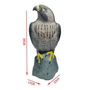 Ahuyentador de Aves Realista de Plástico, Diseño de Halcón, para Control de Plagas en Jardín, Repelente de Aves para Exteriores, Directo de Fábrica - Product Image 5