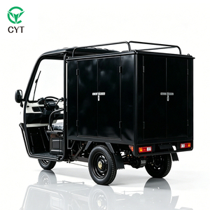Elektrisches 3-Rad-Motorrad, Rikscha-Fahrradtaxi Lastendreirad mit Unabhängigem Staufach - Product Image 3