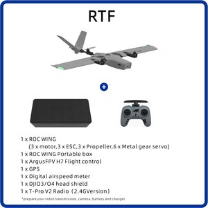 โดรนปีกอยู่กับที่มีความเสถียรสูงสำหรับการสำรวจทางอากาศ RTF-8 Y3เครื่องบิน <span class=keywords><strong>RC</strong></span> สำหรับงานอดิเรก - Product Image 2