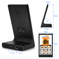 Kiosque de commande automatique pour restaurant, tablette Android 10 pouces en forme de L, vertical, pour menu numérique et commande par code QR