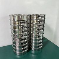 Tamis de laboratoire multicouche empilable pour la classification des granulats en laboratoire, tamis de test