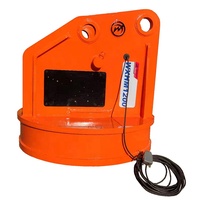 Imán de elevación hidráulico para excavadora, accesorio de Excavadora hidráulica de 15 toneladas-45 toneladas, imán de elevación eléctrico para chatarra de metal