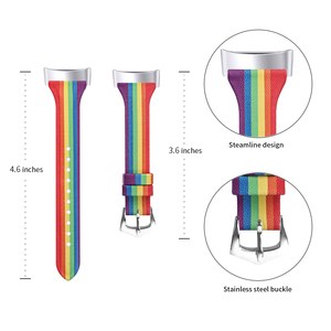 <span class=keywords><strong>Bracelet</strong></span> en <span class=keywords><strong>cuir</strong></span> imprimé en forme de T arc-en-ciel Nouveau <span class=keywords><strong>bracelet</strong></span> de montre intelligente pour <span class=keywords><strong>Fitbit</strong></span> <span class=keywords><strong>Charge</strong></span> 5 et <span class=keywords><strong>Charge</strong></span> 6 - Product Image 5