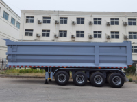 Remorque à benne basculante de type U semi-remorque de camion de grande capacité de haute qualité