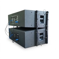 Haut-parleur Line Array double 12 pouces VT4888 - 3 voies passives, 2000W de puissance de crête, boîtier en contreplaqué de bouleau
