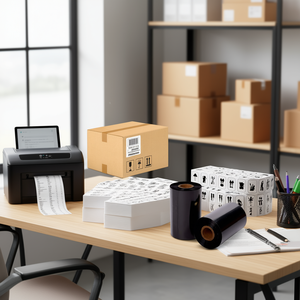 Cinta de Resina Térmica D0100HPQUX7, 4.33 x 1182, Negra, Compatible con Impresoras de Etiquetas, para Etiquetas de Envío, Etiquetas de Precios - Product Image 2