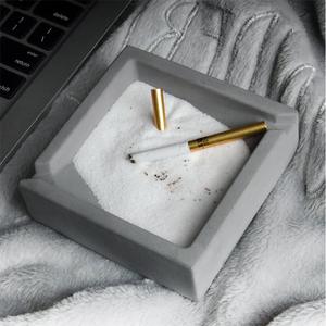 Cendrier en ciment de conception moderne nordique Style Instagram simple pour la décoration de salon à la maison Béton équitable haut de gamme personnalisable - Product Image 5