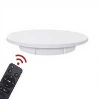 Plateau tournant électrique télécommandé de 60 cm, capacité 100 kg, pour exposition et photographie
