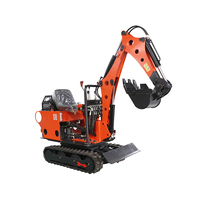 Mini-excavatrice portable la plus petite, mini-bagger, excavatrice à vendre, prix 0,8T