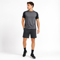 Ensemble d'entraînement personnalisé pour hommes, t-shirt et short de sport à séchage rapide, vêtements de sport pour la course à pied et la salle de sport