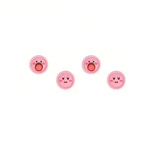 4 pièces/pour Nintend <span class=keywords><strong>Switch</strong></span>/OLED/Lite Joystick Caps Accessoires de jeu Lot Mignon Rose Silicone ThumbStick Grips Analogique Joystick Caps - Product Image 2