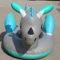 Nouveau Dragon Géant Gonflable en PVC Argenté Personnalisé pour Piscine – Utilisation Extérieure, Capacité 1 Personne
