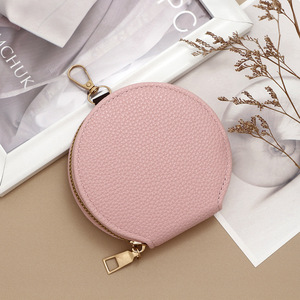 Sản Phẩm Mới Mới Mới Mới Mới PU Dây Kéo Da Mini Coin Purse Chủ Thẻ Tín Dụng Chìa Khóa Xe Son Môi Lưu Trữ Ví Keychain Phụ Nữ Túi - Product Image 6