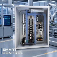 Panneau de commande PLC industriel personnalisé Siemens S7-200 SMART Box, armoire de distribution électrique d'automatisation 150KVA