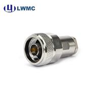 Connecteur mâle LWMC N à pince pour câbles LMR240, RG58, RG142 et 5 mm, jusqu'à 6 GHz, VSWR 1.3 max.