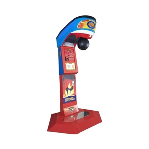 Máquina de Boxeo Arcade Operada con Monedas, Estilo Callejero, Carcasa Resistente a la Intemperie, Celda de Carga de Alta Precisión - Product Image 1