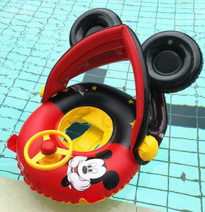 Kolam Tiup Mengambang Cincin dengan Kanopi Adorable Mickey <span class=keywords><strong>Minnie</strong></span> Kolam Renang Kursi Tabung dengan Kaki Lubang 62*65*65 Cm - Product Image 5