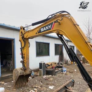 Excavatrice d'occasion SANY SY55C modèle 2023, moteur Isuzu, hydraulique Kawasaki, mini-excavatrice sur chenilles en caoutchouc de 5,5 tonnes - Product Image 2