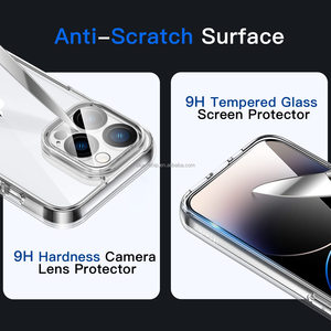 5 Trong 1 Defender Cho <span class=keywords><strong>iPhone</strong></span> 17 Pro Max Trường Hợp <span class=keywords><strong>6</strong></span>.9 Inch 2 Gói Tempered Glass Bảo Vệ Màn Hình Ống Kính Bảo Vệ Cho <span class=keywords><strong>iPhone</strong></span> 17 Không Khí - Product Image 4