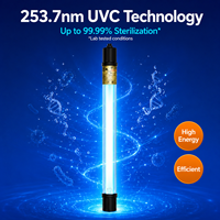 Lampu Pembersih Air UV Efektif untuk Akuarium, Lampu Penghilang Air Hijau Cepat 10-40W, Alat Pembersih Akuarium yang Aman & Tahan Lama