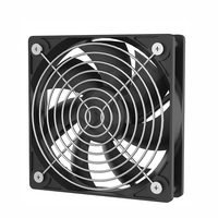 Ventilateur de refroidissement PWM DC 12 cm 12V 4 broches avec contrôle de vitesse, haute performance (CFM), silencieux, à roulement hydraulique, pour radiateur et refroidissement de CPU d'ordinateur
