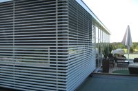 OEM ODM, lamelles en aluminium de haute qualité, pare-soleil décoratif, imperméable, résistant à la chaleur, pour mur-rideau extérieur, façade, ventilation