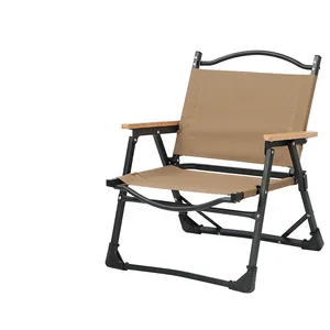 ムーンローバックアイアンパイプカーミットチェア屋外テーブルと収納後の少量の椅子、持ち運びが簡単アップグレードされたアイアンパイプ