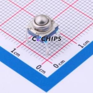 GT-TC179C-H0665-L1 Tactile Switch DIP,7.2x7.2mm Switch Single Pole Single Throw Sphere Button 3N Vertical Mount - Product Image 1