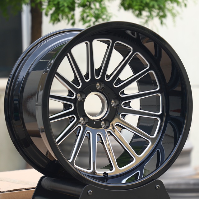 Deep Lip 20X12 22X12 24X14 24x16 26X14 Inch 6x135 6x139.7 5X127 Aluminum Alloy Forged Wheel for Ram Ford F150 Jeep Wrangler