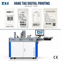 Mesin Cetak Inkjet Digital Kecil CSJ-U601TAG Kecepatan Tinggi untuk Label Gantung Pakaian