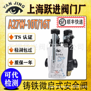 Válvula de seguridad de hierro fundido A27W-10T y A27W-16T de 1/2 pulgada para gas a presión a temperatura normal - Product Image 4