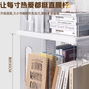 360 Degree Rotating Plastic Floor Standing Bookshelf Corner <b>Childrens</b> <b>Bookcase</b> Wall Mounted Movable 4 Layers Revolving Storage - Product Image 2