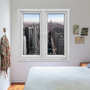 Fenêtres de remplacement en <span class=keywords><strong>PVC</strong></span> vinyle de haute qualité, étanches, pour intérieur de bureau, avec design de <span class=keywords><strong>baie</strong></span> <span class=keywords><strong>vitrée</strong></span>, abordables - Product Image 1