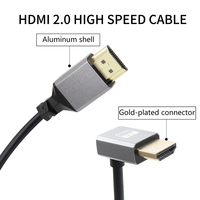 Câble HDMI spiralé flexible 4K 60Hz Mini/Micro mâle-mâle pour Home Cinéma, Moniteur, Lecteur DVD - PVC