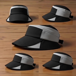Outdoor Sun Protection Baseball <b>Cap</b> With Neck Flap Tie Back Design Curved Brim Unisex Men <b>Women</b> Custom Logo Wholesale - Product Image 4