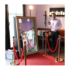 Espejo magico photobooth wedding mirror selfie photo mirror booth con stampante e fotocamera