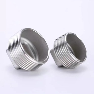 Hàng Tồn Kho Phụ Kiện Ống Gang Đúc Dễ Uốn Bằng Thép Không Gỉ Đầu Cắm Vuông Bsp Npt Ren Cái SS 304 316L - Product Image 4