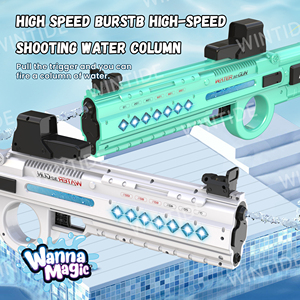 OEM ODM commercio all'ingrosso eselettrico pistole ad acqua per bambini all'aperto pistola ad acqua automatica PP giocattolo di plastica pistole - Product Image 4