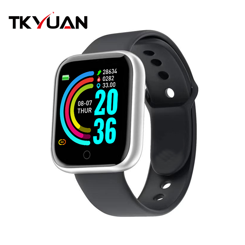 TKYUAN новый электронный продукт Самая низкая цена Фитнес Смарт-часы Relogio дешевый умный Браслет Смарт-часы Y68 D20 Смарт-часы